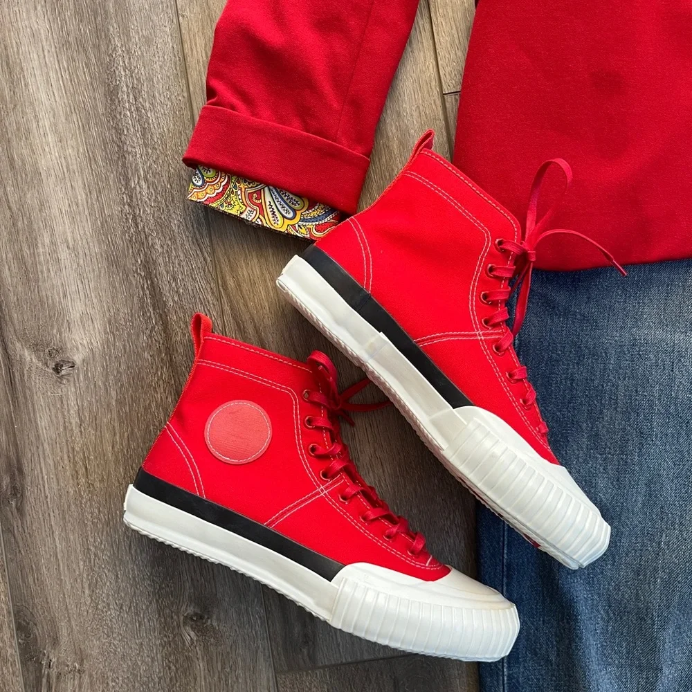 3.1 Phillip Lim Moonstar Charlie Super Chic High Top Sneakers - Picture 1 of 6